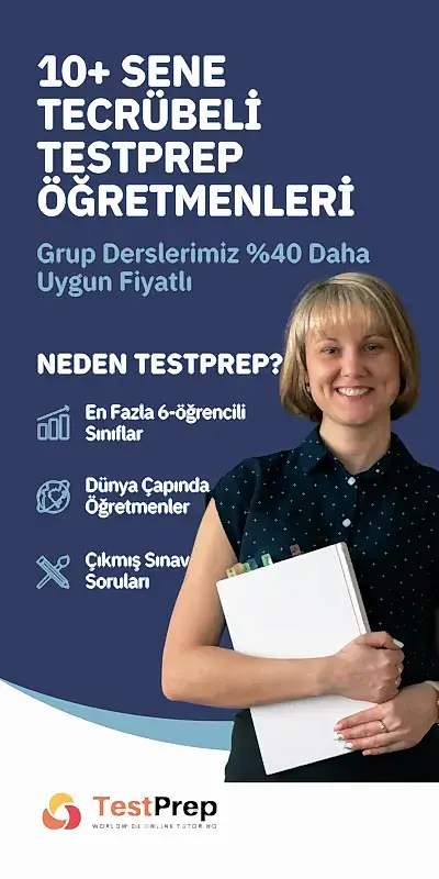 test Prep kurs özel ders istanbul banner