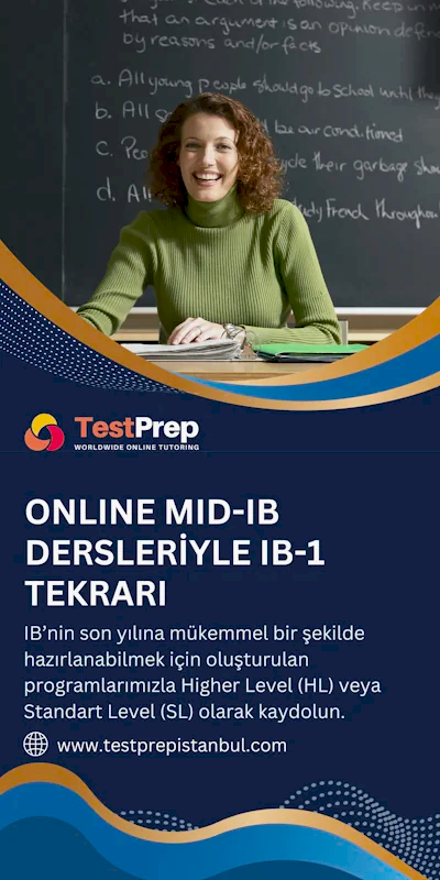 Online MID-IB Dersi Alın ve IB-1 Tekrarı Yapın
